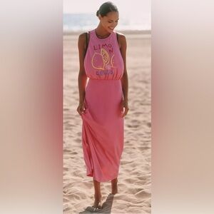 Anthropologie Jordan Nickson x Celandine Twist-Back T-Shirt‎ Maxi Dress